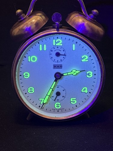 Vintage bhs twin bell alarm - bhs,