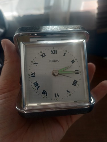 Seiko travel wind clock - seiko,