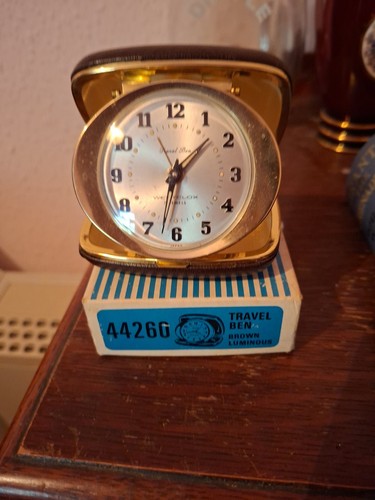 Westclox vintage travel alarm - travel,
