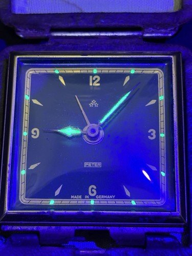 Vintage peter travel alarm - vintage,