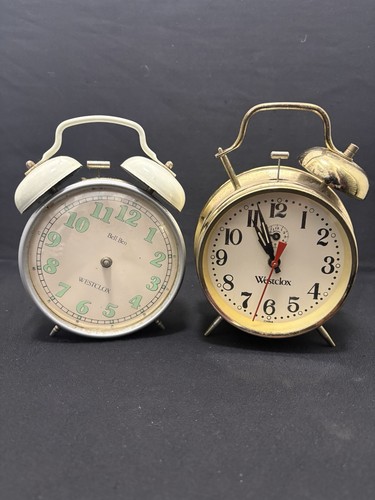 Two westclox vintage wind - vintage,