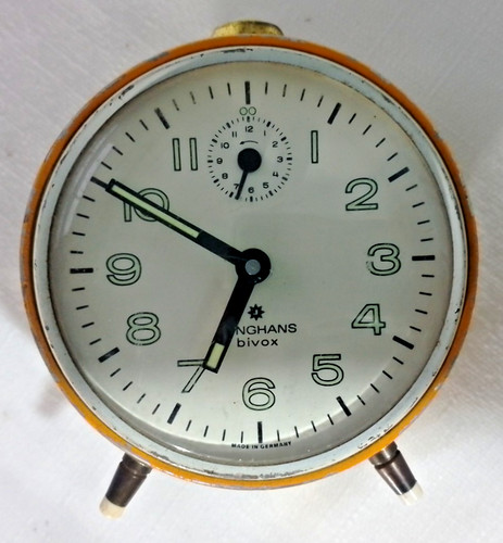 Retro orange junghans bivox - retro,