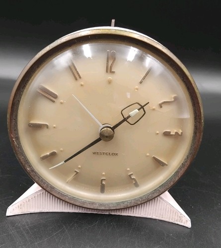 Vintage westclox pink alarm - vintage,