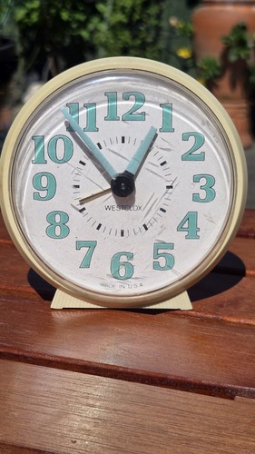Vintage westclox wind - wind, alarm