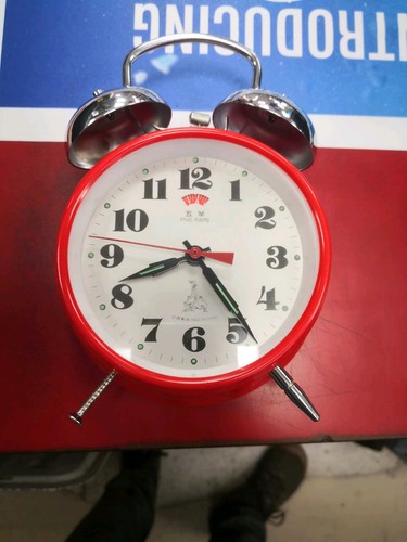 Vintage china alarm clock five - vintage,