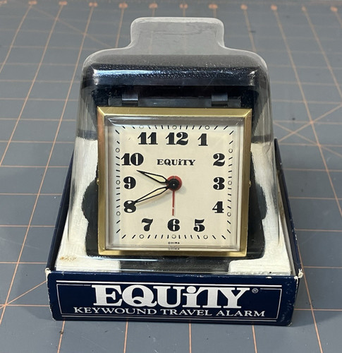 Equity travel alarm clock - equity,