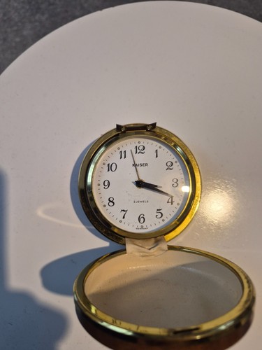 Vintage kaiser travel clock - kaiser,