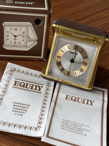 Vintage equity travel alarm - equity,