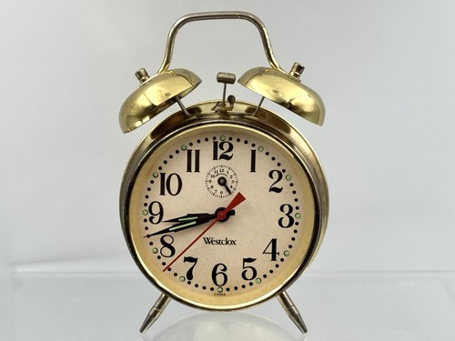 Westclox twin bell alarm clock - bell,