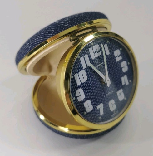 Vintage travel alarm clock - alarm,