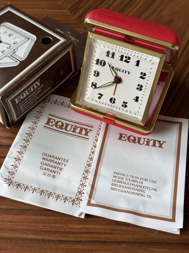 Vintage equity travel alarm - vintage,