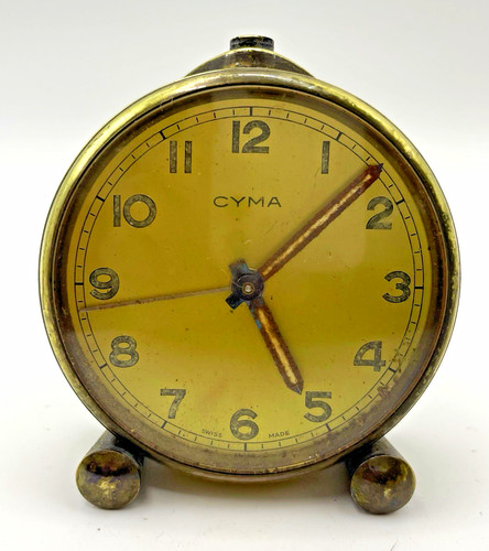 Vintage 1950s cyma brass - vintage,