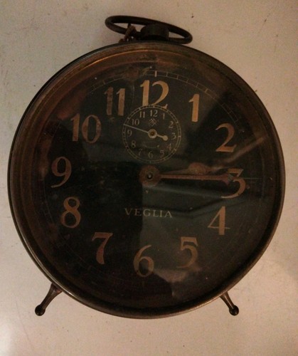 Antique vintage 1920s alarm - antique,