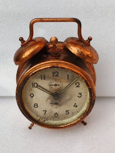 Vintage copper twin - twin, bell