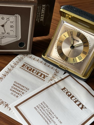 Vintage equity travel alarm - travel,