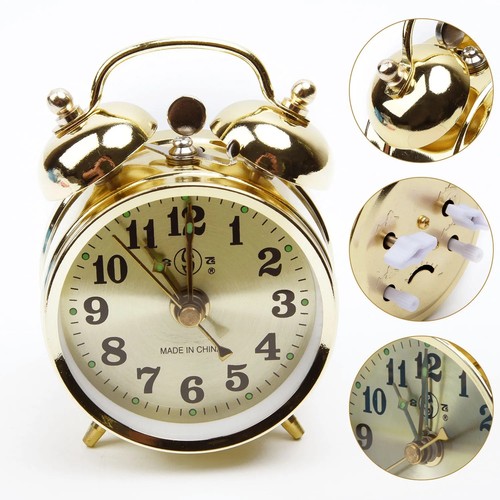 Vintage metal snooze alarm - metal,